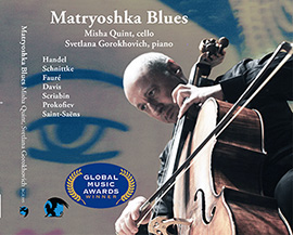 Matryoshka Blues new release CD cello Misha Quint