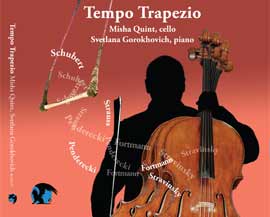 Tempo Trapezio new release CD cello Misha Quint
