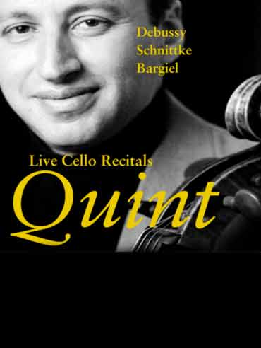 Misha Quint in Live Cello Recitals CD